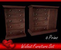 Walnut Furniture Set