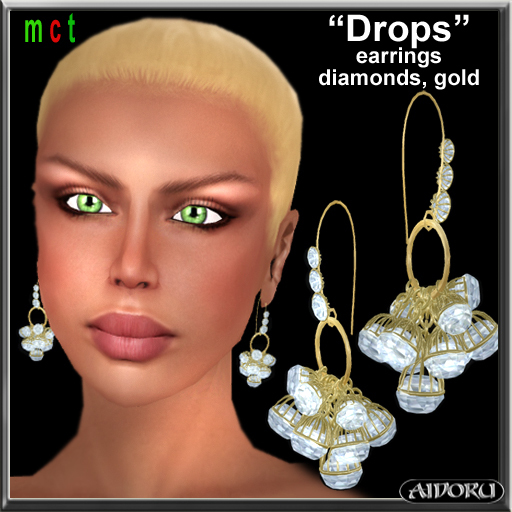 AIDORU "drops" earrings