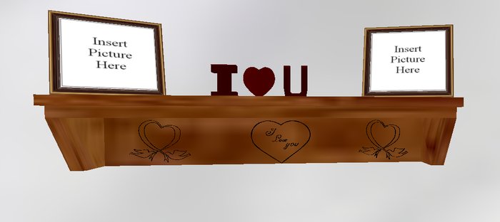 Promo I love you shelf boxed