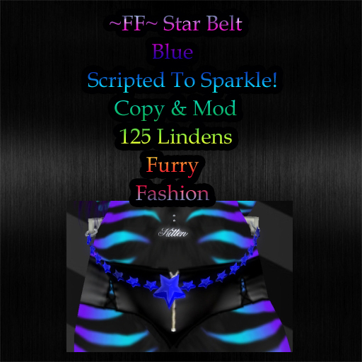 ~FF~ Star Belt Blue
