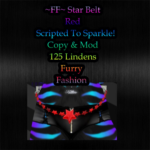 ~FF~ Star Belt Red