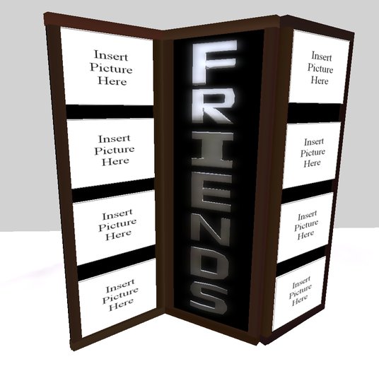 freinds screen picture frame boxed