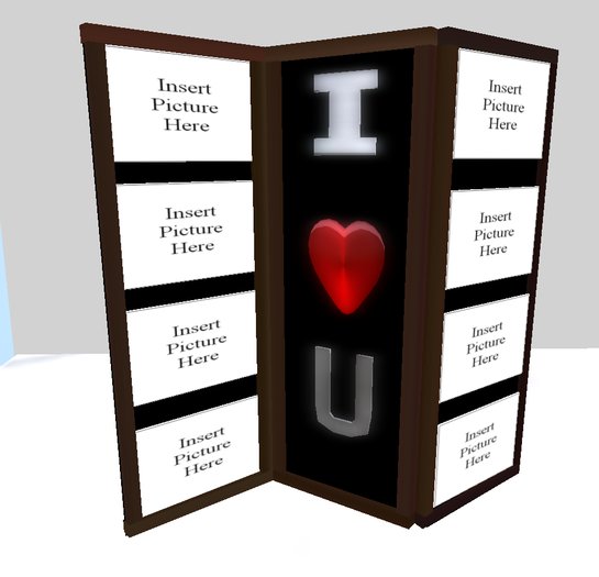 love you screen picture frame boxed 