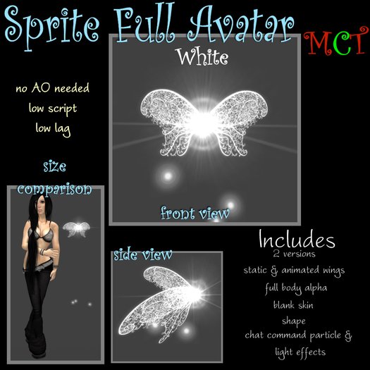 Sprite Full Avatar - White