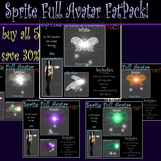 Sprite Full Avatar - FatPack