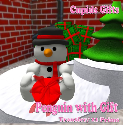 Cupids Pengi with Red Gift [Boxed]