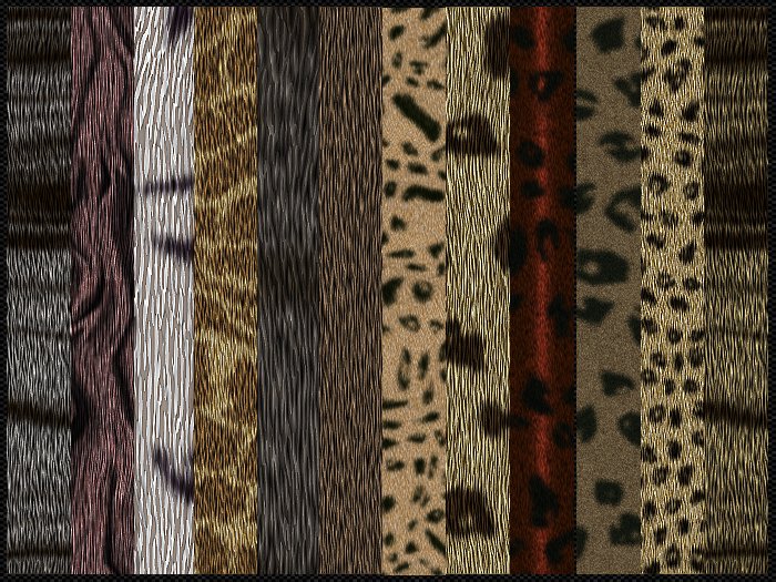 12 Seamless * Textures * Fur Pack 2