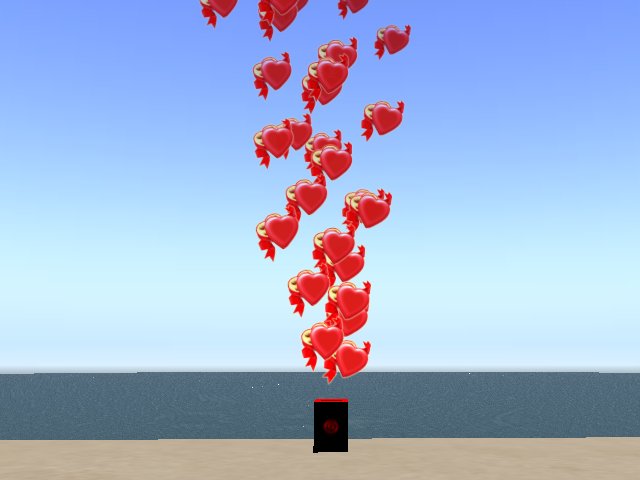 TA Candy Heart Box Fountain 2012