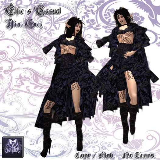 ELF - AlienGrey + Hair + Ears