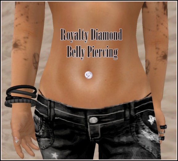 Royalty Diamond Belly Piercing