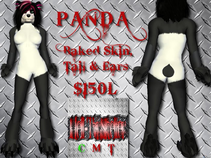 HS PANDA Skin,Ears,Tail (Box) 