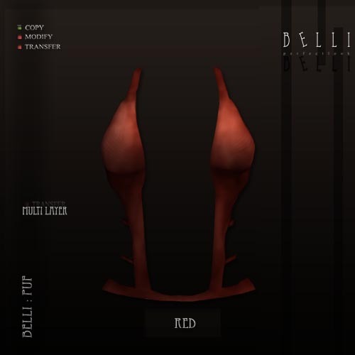 Belli : Puf - Red