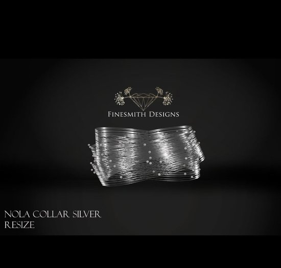 Finesmith- Nola collar Silver