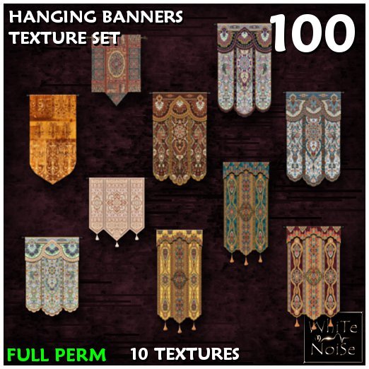 Hanging Banners Texture Set Boxed