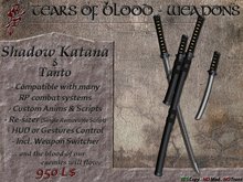 ToB Shadow Katana & Tanto