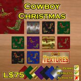 USC Textures - Cowboy Christmas 