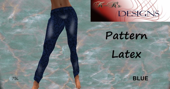Pattern Latex Blue