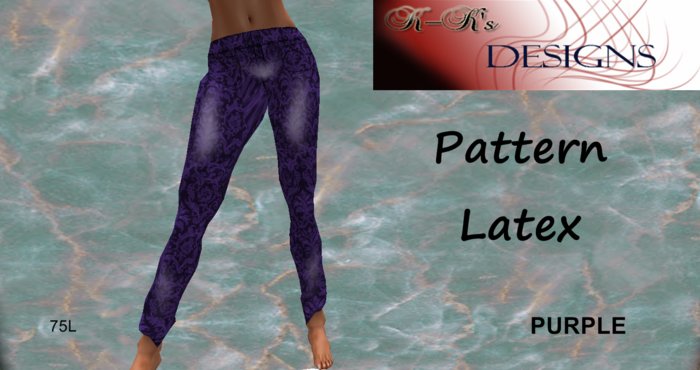 Pattern Latex Purple