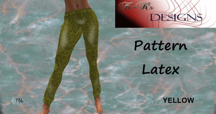 Pattern Latex Yellow