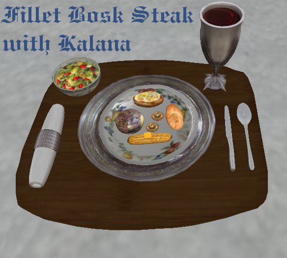Food Tray-Fillet Bosk Steak