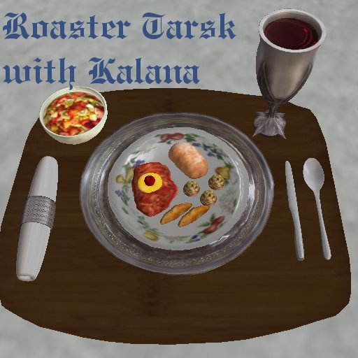 Food Tray-Roasted Tarsk