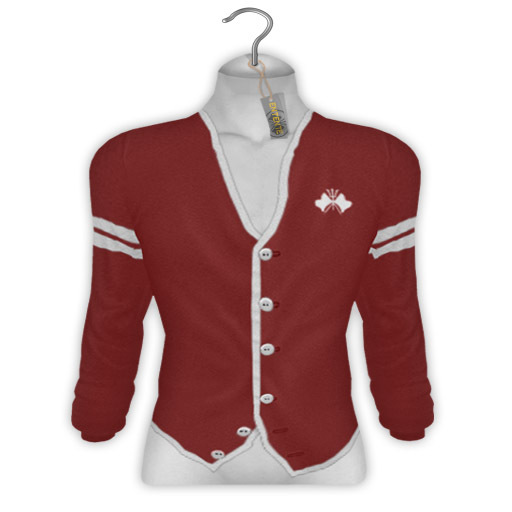 -Entente- Classic Cardigan - Homme - Burgundy