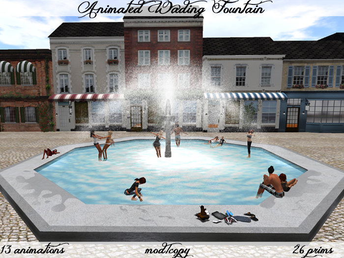 Animated Wading Fountain - FUN !