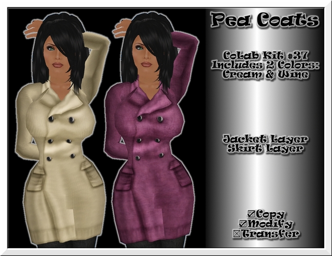 Pea Coats - CoLab Kit #37