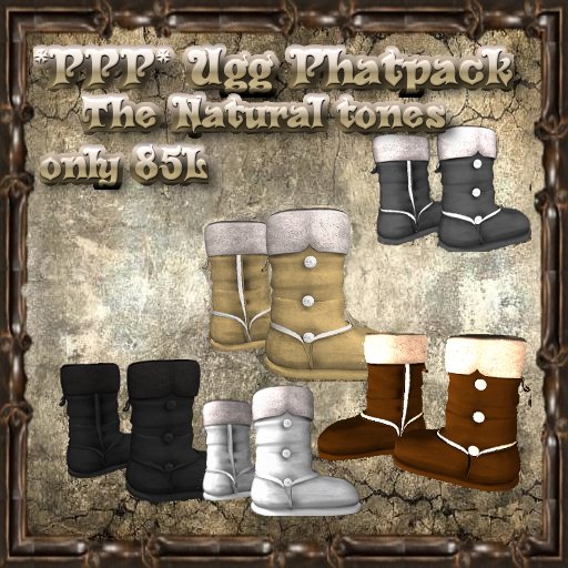 *PPP* Ugg Phatpack (naturals)(boxed)