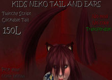 ~IWK~ neko tail and ears