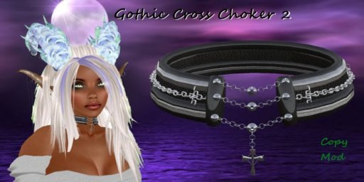 Gothic Cross Choker