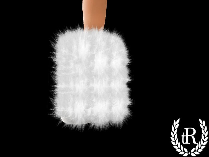 The Rove -  Fluffy boots white