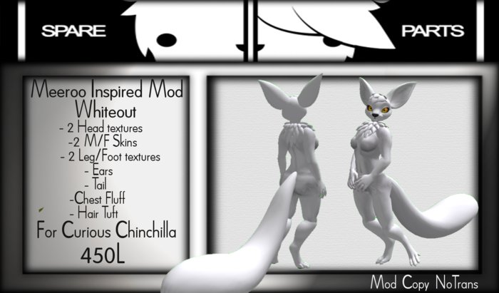 Meeroo inspired whiteout mod kit