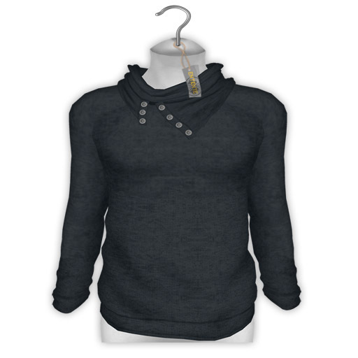 -Entente- Cowl Neck Jumper - Slate