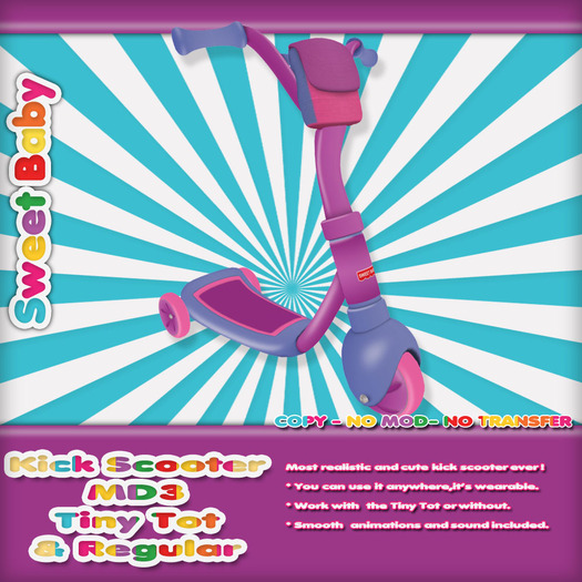 Sweet Baby - Kick Scooter MD3 - Purple