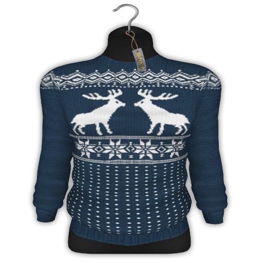 -Entente- Rennes Knit Sweater - Navy