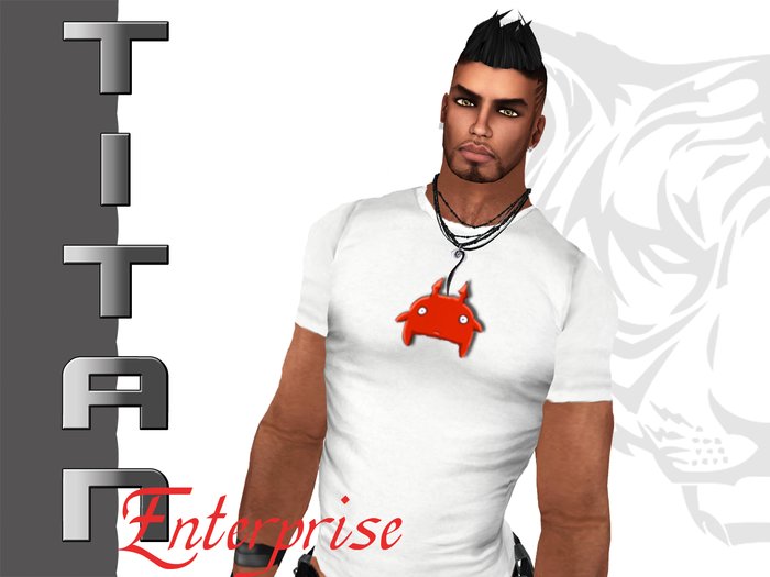 [TE] Red Small Devil White M