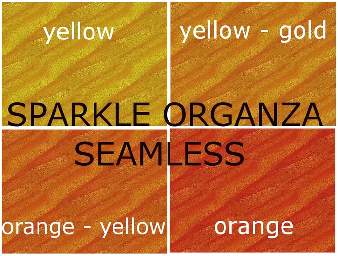 Sparkle organza fabrics - textures