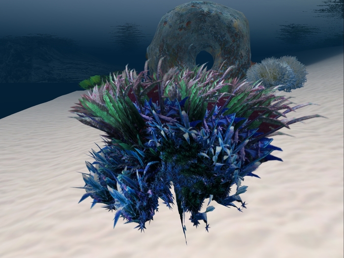Ocean Plant 2, one prim, boxed.