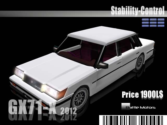 *BATTLE MOTORS* GX71_X Stability_control