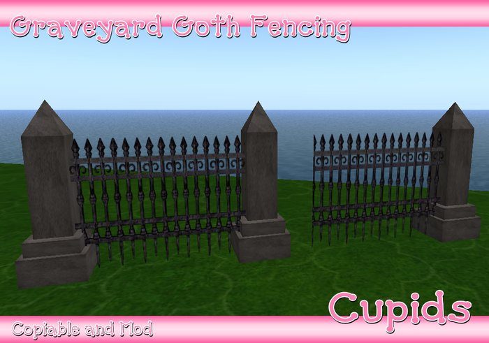 Goth Graveyard fencing