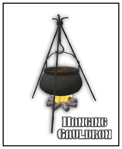 Hanging Bubbling Cauldron