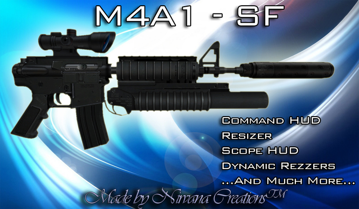 Nirvana Creations - M4A1 *MESH* Watch The Video!
