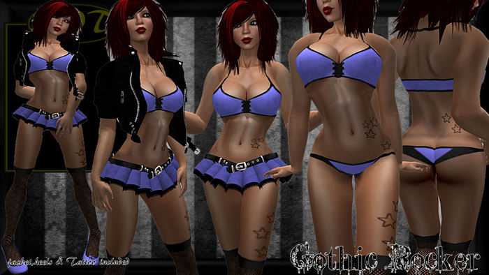 ::GPD::Gothic Rocker Blue