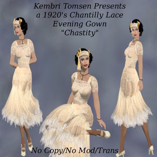 Second Life Marketplace 1920s Curious Seamstress & GreenWood Designs