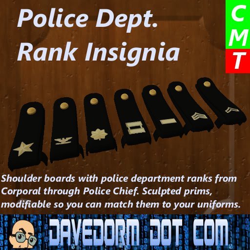 Shoulder Insignia: Police Major