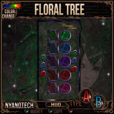 =^.^= Curious Kitties - Color Changer - Nyanotech HUD - Floral Tree [Type A+B] 