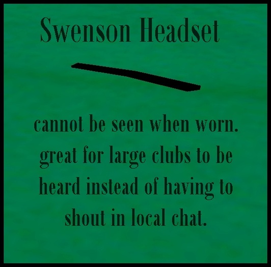 Swenson Headset Mic