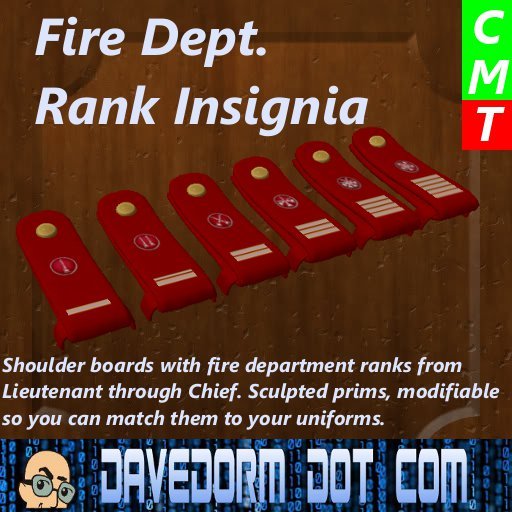 Shoulder Insignia Fire FAT PACK