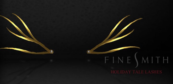 FINMESMITH HOLIDAY TALE LASHES GOLD 